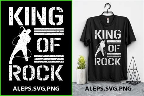 King of Rock Graphic by Design Crowd · Creative Fabrica