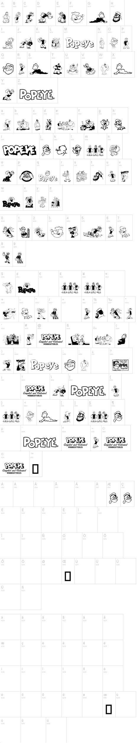 Popeye Font | dafont.com