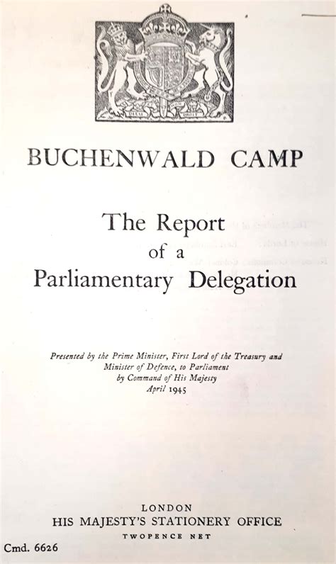 When Buchenwald Was Liberated: A First Glimpse of the Holocaust