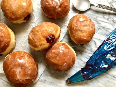 Glazed Polish Doughnuts (Pączki) - Maverick Baking