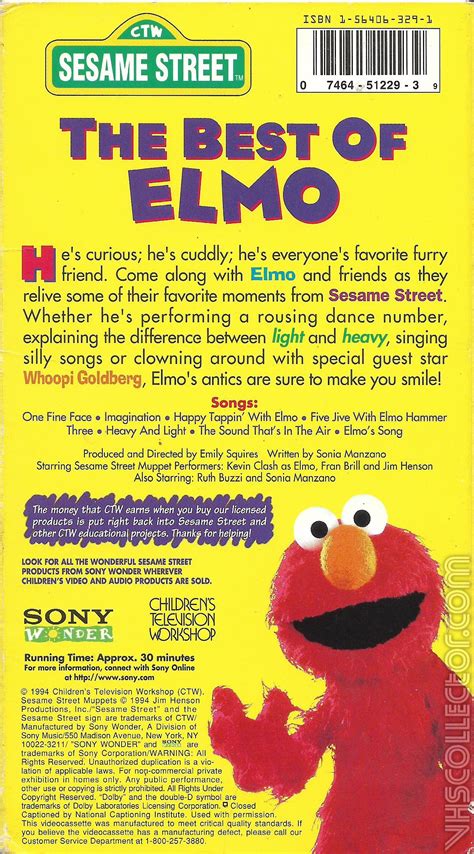 Sesame Street: The Best of Elmo | VHSCollector.com