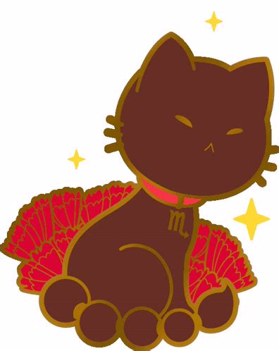 Zodiac Signs Cat Sticker - Zodiac signs Zodiac Cat - Discover & Share GIFs