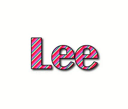 Lee Logo | Free Name Design Tool from Flaming Text