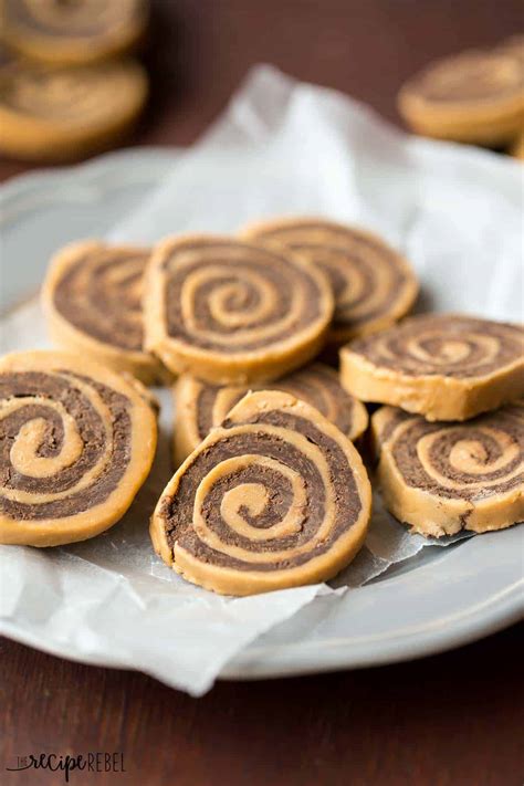 No Bake Chocolate Peanut Butter Pinwheels - Christmas Fudge