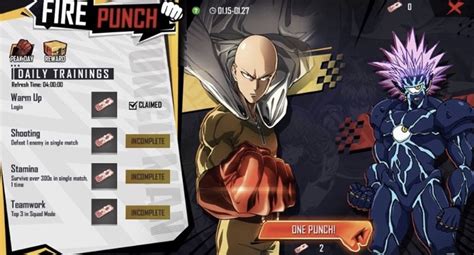 Garena Free Fire (Mobile): crossover com One Punch Man começa neste domingo - GameBlast