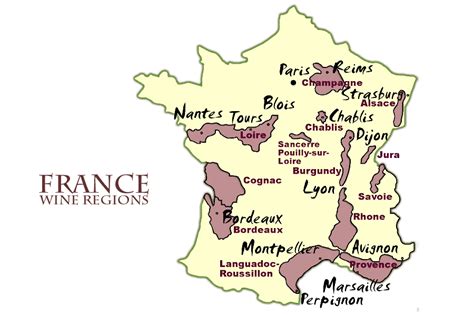 France Wine Regions Map and Guide