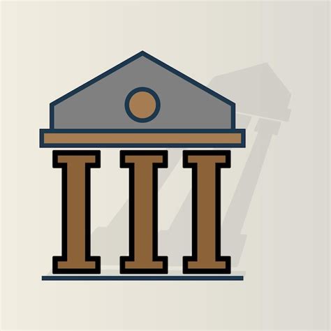 Premium Vector | Bank sign