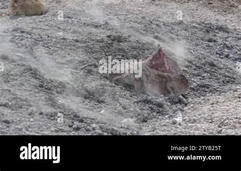 Phlegraean Fields, Campi Flegrei, Solfatara, fog, steam, fumaroles, volcanic area, volcano ...