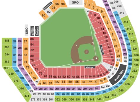 Orioles Camden Yards Seating Chart | Elcho Table