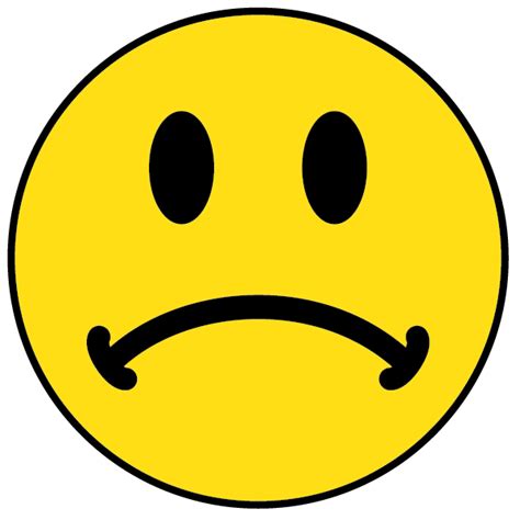 Smiley Face Expressions Sad | Chatfield Public Library