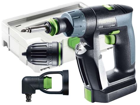 Festool CXS LI 2.6 SET 10.8v Cordless Drill 2 x 2.6Ah in Systainer