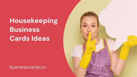 Housekeeping Business Cards Ideas - BusinessCards