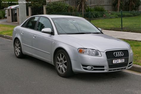 2004 Audi A4 (B7 8E) 1.9 TDI (115 PS) | Technische Daten, Verbrauch, Spezifikationen, Maße