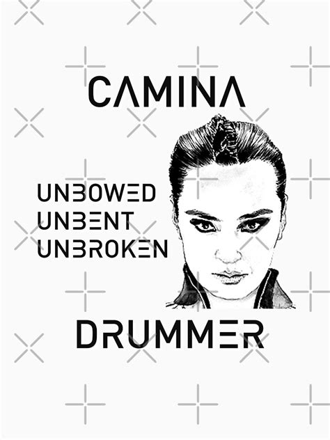 "Camina Drummer Unbowed Quote" T-shirt for Sale by ecdato | Redbubble | abaddon t-shirts ...
