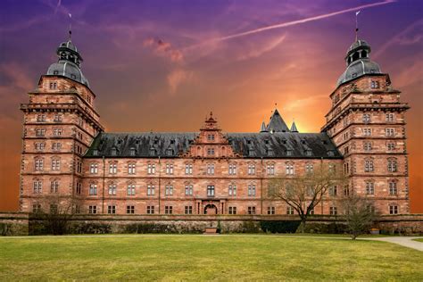 #aschaffenburg #bavaria #castle #closed johannisburg #germany #lower franconia #old town #places ...