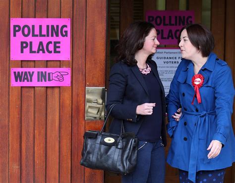 Scottish Labour leader Kezia Dugdale with partner Louise Riddell at a ...