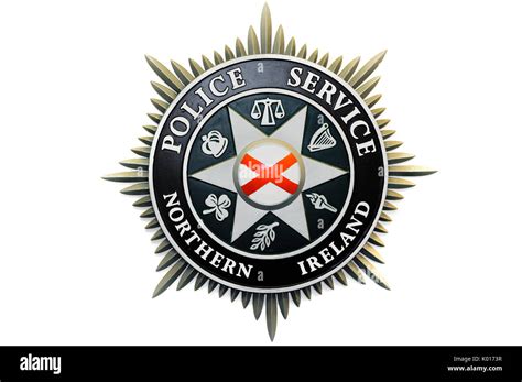 Northern Ireland Police Service Enamelled Cap Badge ...