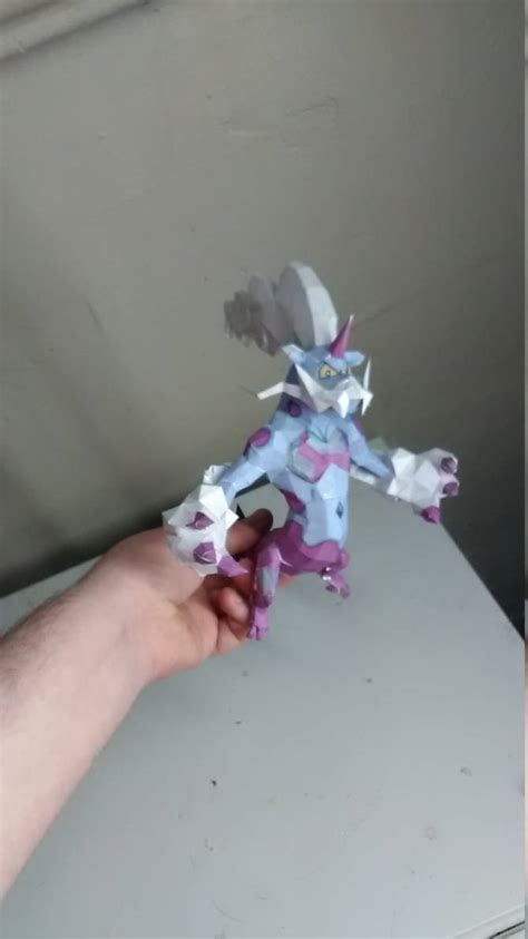 Shiny Thundurus Therian form papercraft by Kabutopsthebadd on DeviantArt