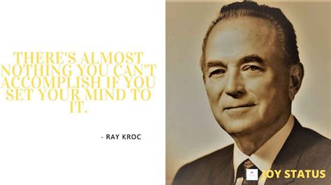 Top 12 Ray Kroc Quotes » Joy Status