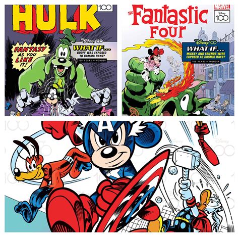 Marvel and Disney combine for Disney 100 Years of Wonder covers