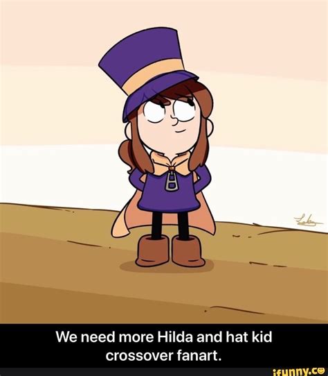 We need more Hilda and hat kid crossover fanart. - We need more Hilda and hat kid crossover ...