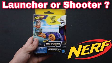 Nerf Nitro Car Launcher Set Unboxing And Review - YouTube