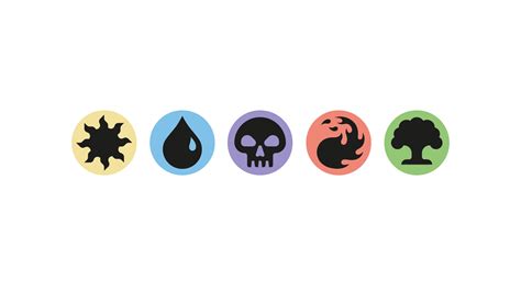 Redesigned the mana symbols for a project I'm working on :) : r/magicTCG