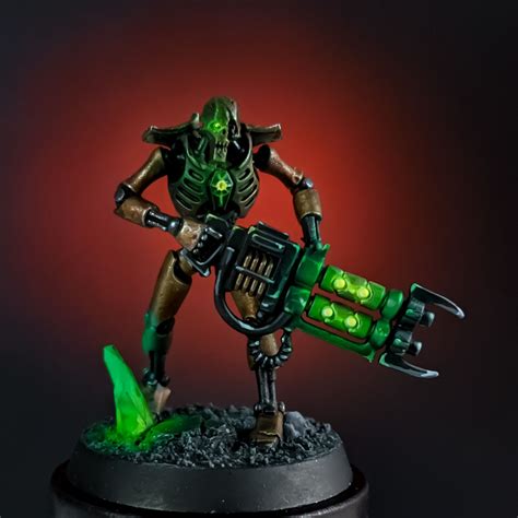 Necron painting tutorial, osl, 40k. | Miniaturas warhammer 40k