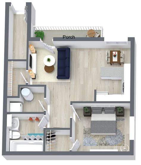 Floor Plans of Prairie Vista Apartments in Peoria, IL