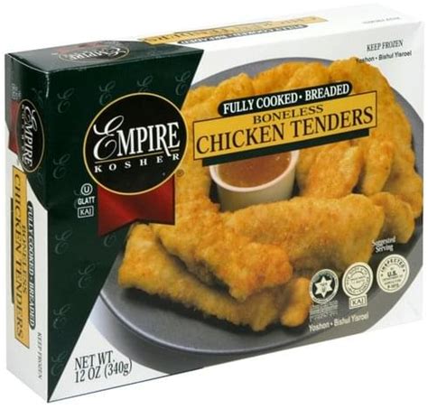 Empire Kosher Boneless Chicken Tenders - 12 oz, Nutrition Information ...