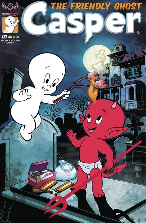 CASPER THE FRIENDLY GHOST #1 SPOOKY WOLFER CVR (MAR171276) | Retro poster, Vintage disney ...