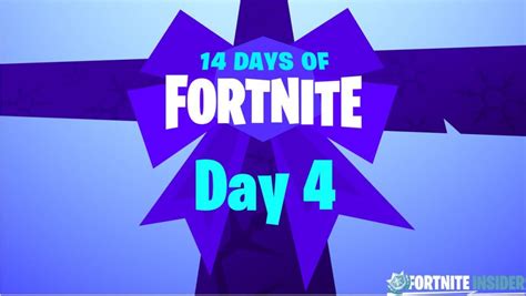 14 Days of Fortnite Challenges and Rewards – Day 4 - Fortnite Insider