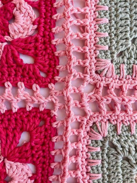 Crochet Lace Join Method for Squares or Motifs Tutorial