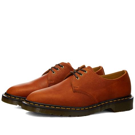 Dr. Martens 1461 Shoe Dark Tan Classic Oil Shoulder | END. (US)