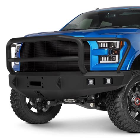 Road Armor® 615R5B - Stealth Series Full Width Black Front Winch HD Bumper with Lonestar Guard