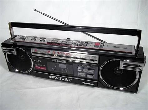 Sold Vintage 80's Panasonic Stereo Radio Cassette Recorder