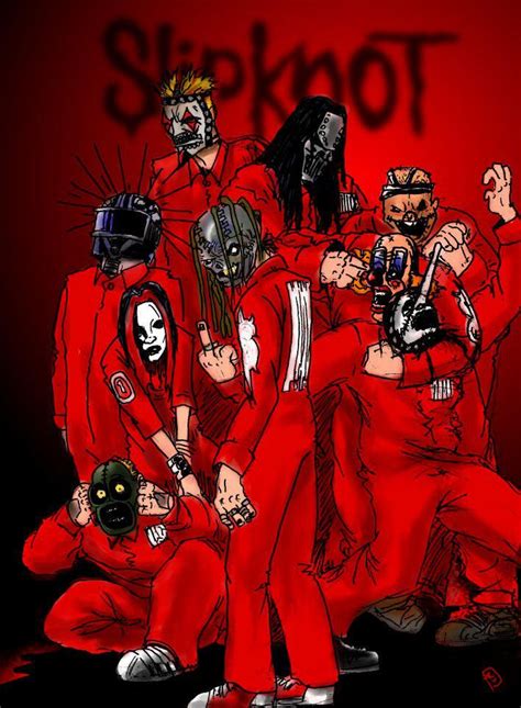 Slipknot- by RamonVillalobos | Slipknot, Rock band posters, Heavy metal art