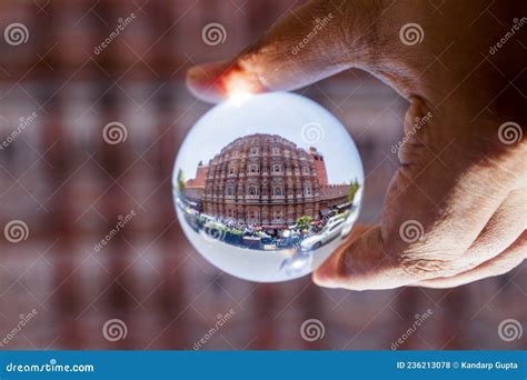 Night View of the Hawa Mahal, Jaipur Stock Photo - Image of famous ...