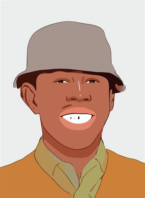 Tyler The Creator Cartoon Portrait 1 Digital Art by Ahmad Nusyirwan - Fine Art America