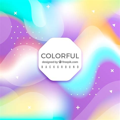 Free Vector | Colorful background with shapes