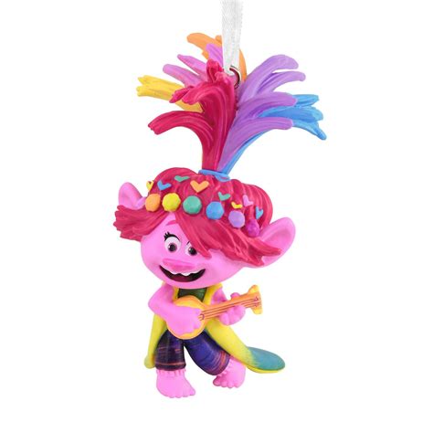 Hallmark DreamWorks Trolls World Tour Rainbow Poppy Christmas Ornament ...