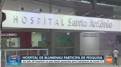 Hospital de Blumenau participa de pesquisas para tratamento do coronavírus - G1 Santa Catarina ...