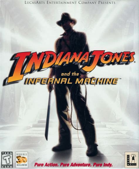 Indiana Jones and the Infernal Machine (1999) box cover art - MobyGames