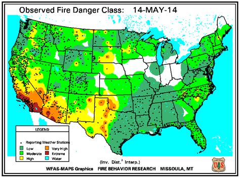 National Fire Danger Map - PPRFD