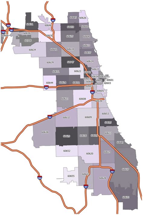 Chicago Zip Code Map By Neighborhood Map Of Western H - vrogue.co