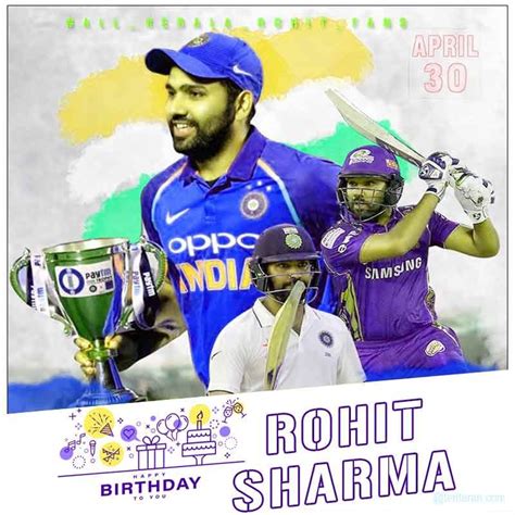 Rohit Sharma birthday wishes photos images pics status, wallpaper ...