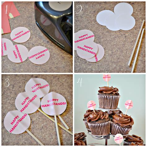 The Life of Jennifer Dawn: DIY Cupcake Toppers