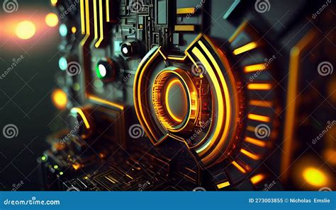 High Tech Digital Background Wallpaper Stock Illustration ...