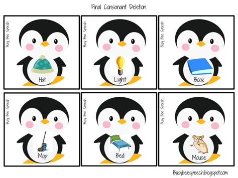 Busy Bee Speech: Penguin Phonology!