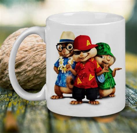 Alvin And The Chipmunks Mug, Tea Mug, Coffee Mug | Mugs, Alvin and the chipmunks, Tea mugs